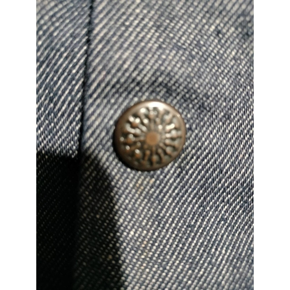 Montgomery Ward VINTAGE 1970's -1980's blue jean trucker jacket men medium-Large - Picture 3 of 4